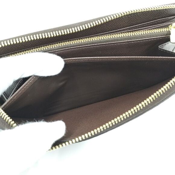 Louis Vuitton Zippy Wallet Round Zipper Long Wallet Damier Ebene N41661 - Picture 8 of 10